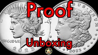 The 2023 Proof Morgan & Peace Dollars Unboxing! First Look!