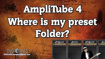 Where is my AmpliTube 4 preset folder?