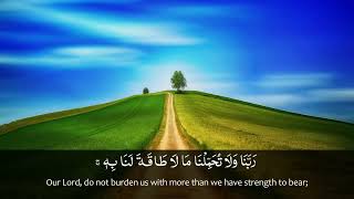 Amana Rasul 100 Times | Surah Baqarah ( Last 2 verses 285-286 ) Amana Rasul Repeat 100x To Memorize