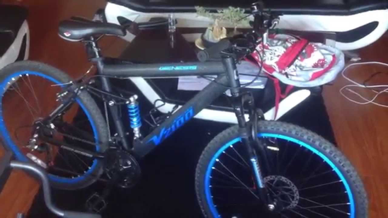 genesis v2100 mountain bike blue