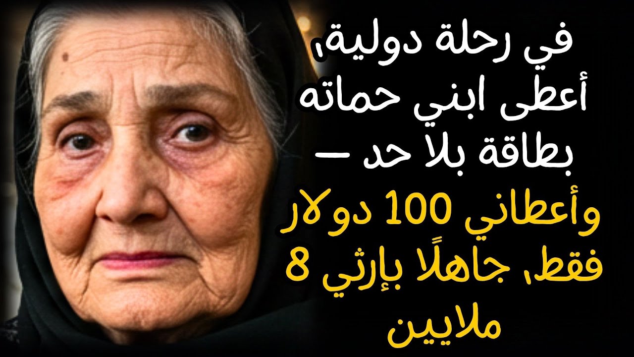 في رحلة دولية، أعطى ابني حماته بطاقة بلا حد — وأعطاني 100 دولار فقط، جاهلًا بإرثي 8 ملايين