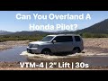 Overlanding a Honda Pilot with VTM-4 4wd at Monache Meadows in Inyo NF