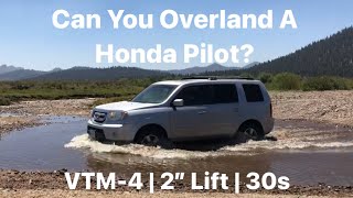 Overlanding A Honda Pilot With Vtm-4 4Wd At Monache Meadows In Inyo Nf