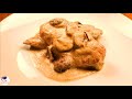 Pechuga de Pollo en Salsa de Hongos (Champiñones). Sin Harina!!! #recetas