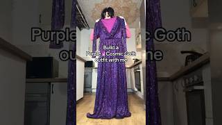 Build a Purple Cosmic Goth outfit with me #gothic #gothfashion #gothoutfit #gothaesthetic