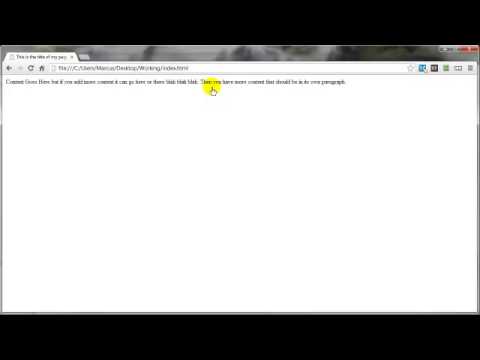 What is HTML Nesting