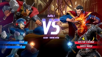 MARVEL VS. CAPCOM: INFINITE Thor,X Requested Gameplay In Arcade Mode