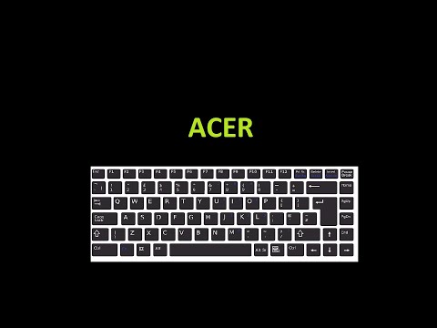 Не работает клавиатура ноутбука Acer