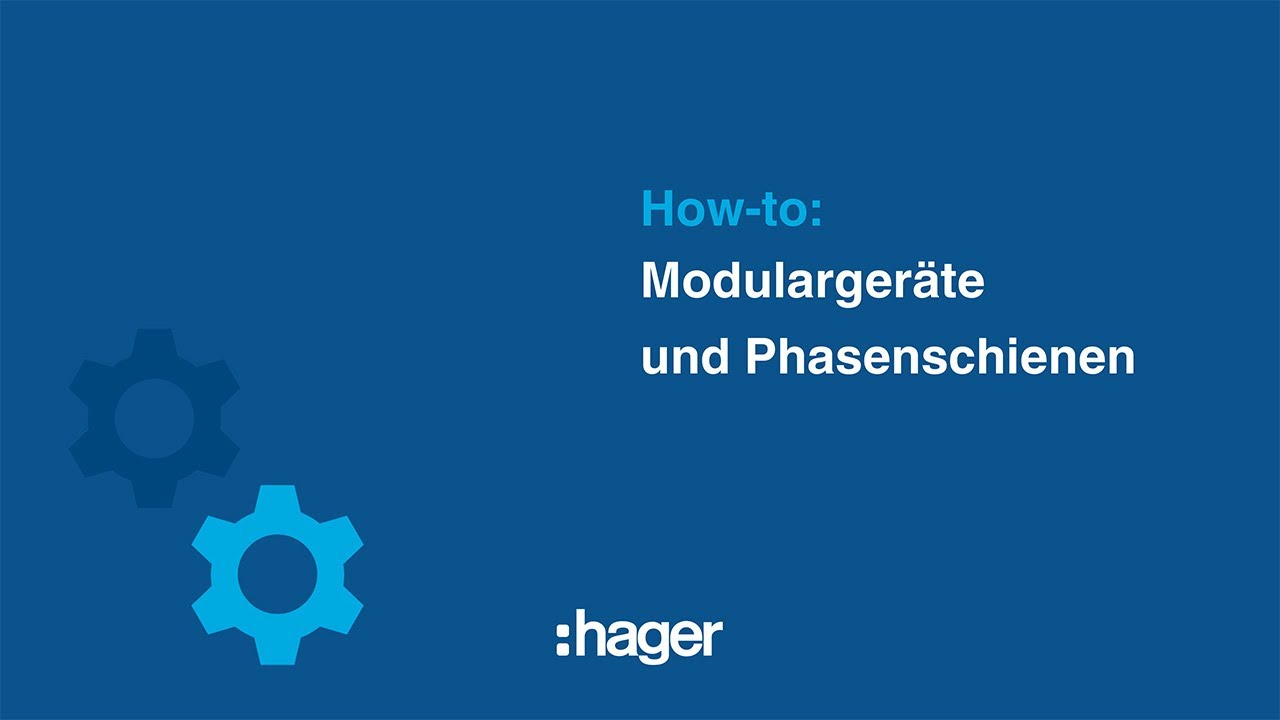 How-to volta Unterverteilung verdrahten: Modulargeräte und Phasenschienen im Hager Kleinverteiler