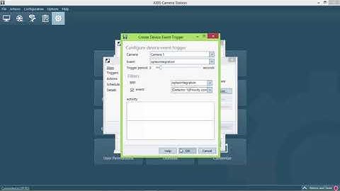 Set Up OPTEX ACAP with AXIS Camera Station VMS