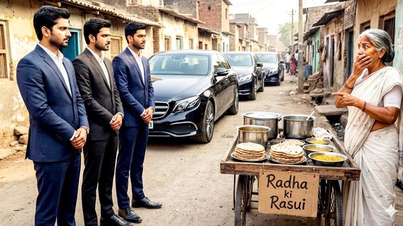 रोज 3 भूखे अनाथों को खाना खिलाती थी यह महिला, 25 साल बाद उसके दरवाजे पर 3 अमीर आदमियों ने दस्तक दी |