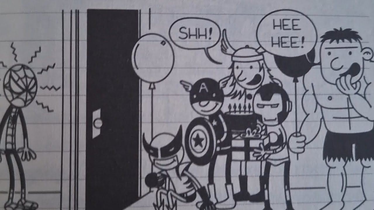 The best parts of wimpy kid books parts 23: partypooper!