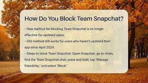How Do You Block Team Snapchat? - Everyday-Networking