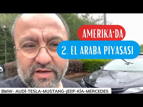 AMERİKA'DA 2. EL ARABA PİYASASI! | BMW - TESLA - MERCEDES - MUSTANG...  | Fiyatlar Ne Kadar?