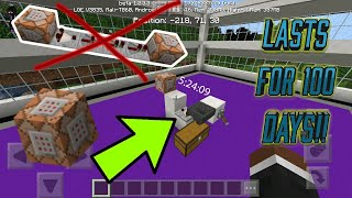 MCPE Tutorials: How to make a LONG TIMER without using repeaters | Command Blocks