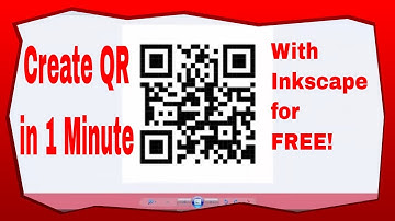 How to create QR code free with Inkscape