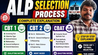 RRB- ALP SELECTION PROCESS||CBT-I,II&CBAT EXAM INFORMATION||RAILWAYWALATELUGU