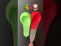 Grinch Vs Santa, Guess who won #satisfying #colormixing #oddlysatisfying