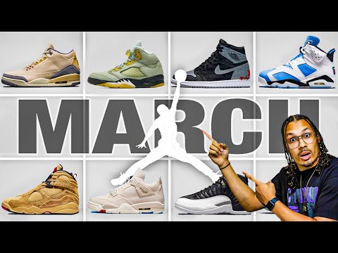 Jordan Brand March Sneaker Release Update 2022