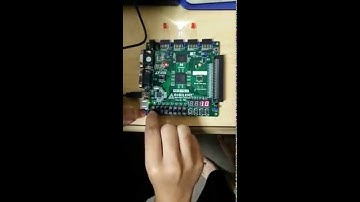 Sample Gameplay of Whack-a-Mole on a Nexys 2 Board