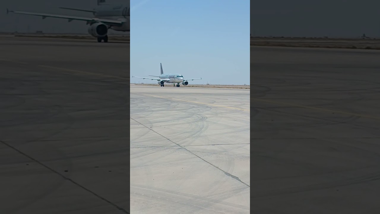 Iraqi Airways Boeing 737max800 & Qatar Airways Airbus A320 Face to Face