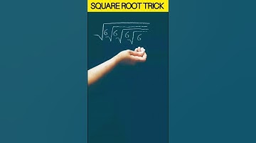 Square Root Trick | shorts | youtube shorts| #shorts #youtubeshorts #squareroot