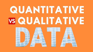 Quantitative vs Qualitative Data