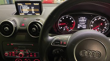 Audi A1 Clock Setting How to set the time and date in the multifunction display, both manual and GPS
