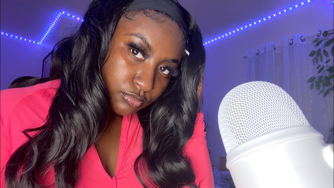 ASMR| Amazon Headband Wig Review| Close Whispered w| Long Nail Tapping