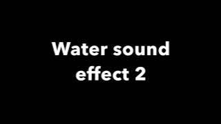 Water sound effect (some thing drop into water)