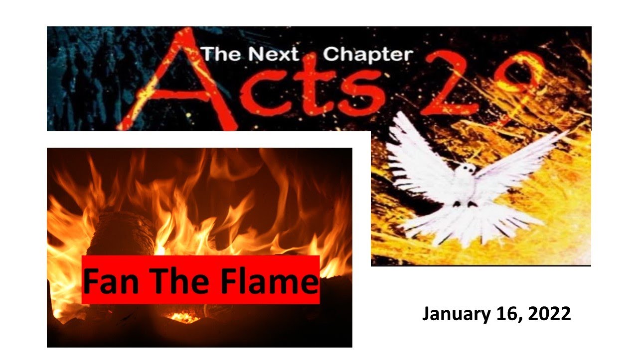 Fan the Flames.   Pastor Jean Masiko