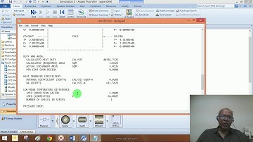 Lecture 10: Detailed Design of a Heat Exchanger in Aspen