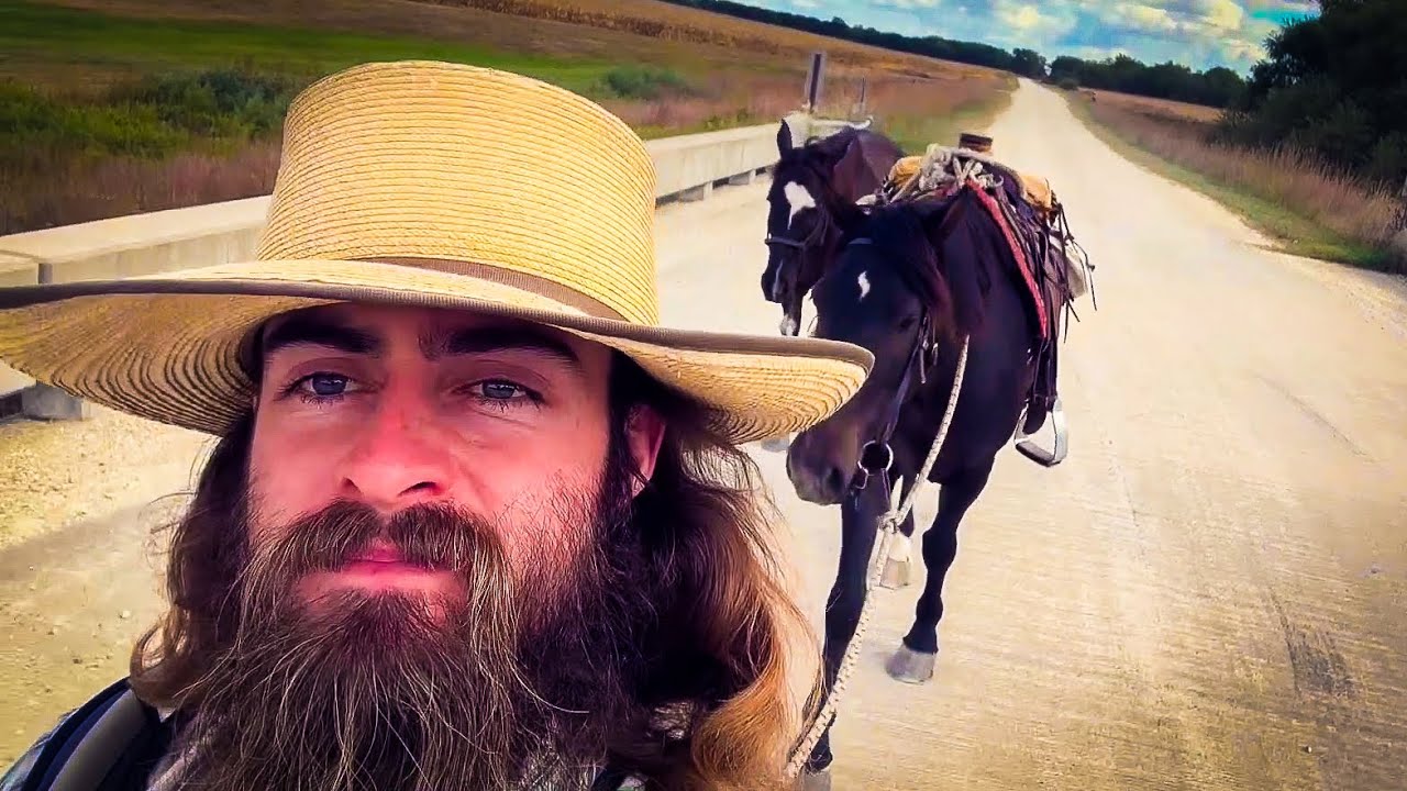 One year on horseback.