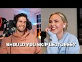Should You Skip Lectures? with Faye Bate #shorts