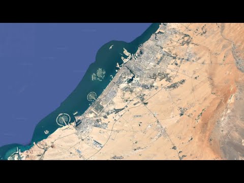Dubai Evolution From 1984 to 2018 - Satellite Timelapse