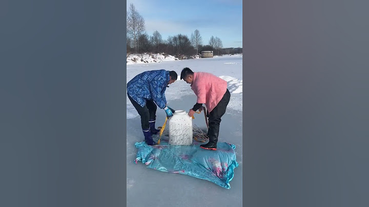Snowstorm Fishing Challenge ice – Did I Catch Anything? #snow #fishing