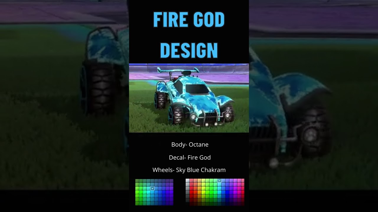 Fire God Design- Rocket League 