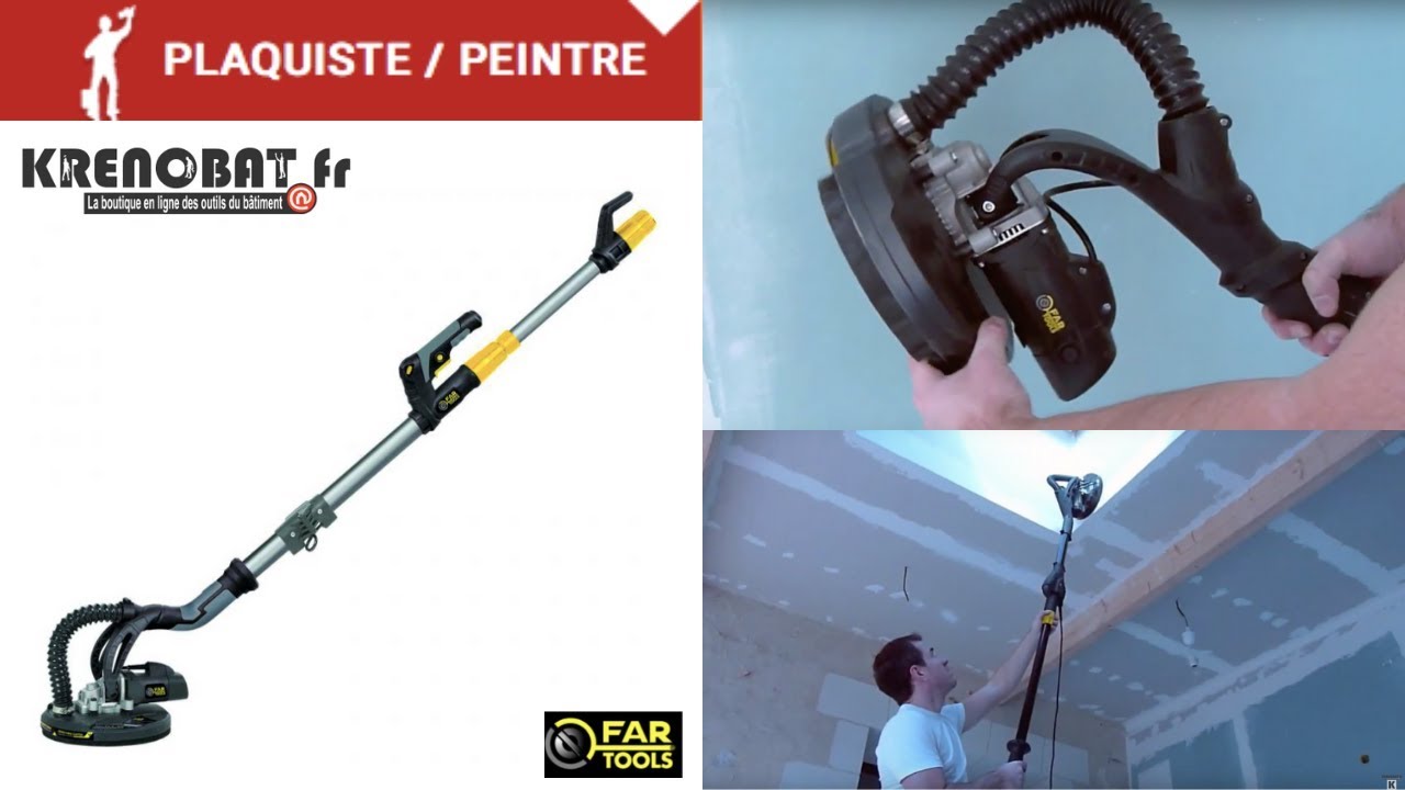 Ponceuse Girafe 710 W O 225 Mm Dws710 115159 Fartools Youtube