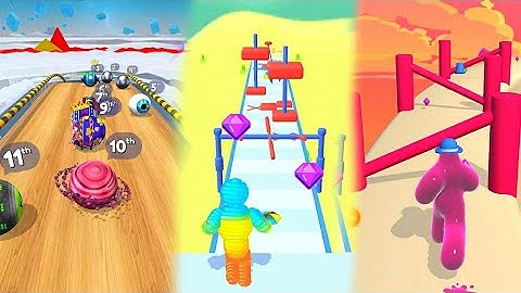 Going Balls Vs Rope Man VS Blob Runner 3D Gameplay