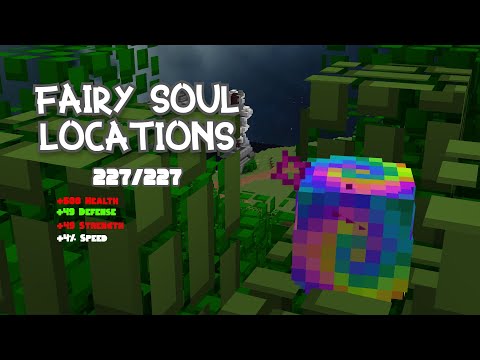 [UPDATED] All 227/227 Fairy Souls Locations | Hypixel Skyblock | Gain Over 500 Health