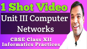1 shot Computer Networks Informatics Practices Class 12 | complete chapter networking IP Class 12