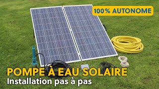 COMMENT INSTALLER UNE POMPE A EAU SOLAIRE LORENTZ PS2-100 