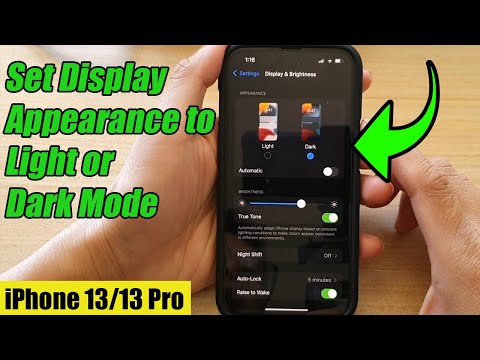 IPhone 13/13 Pro: How To Set Display Appearance To Light Or Dark Mode