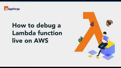 AWS Lamba Debugging with Sigma IDE