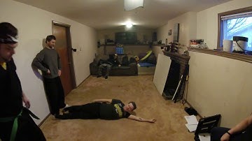 Bujinkan Ninjutsu, 5th Kyu, part 1 - barrel roll (lying), katate