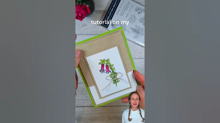 Fun Fold Card that works with any stamp set! #cardmaking #stamping #stampinup