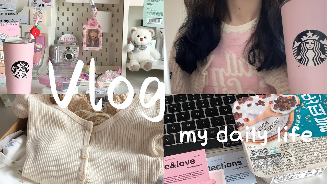 Campus Vlog | Korean Stickers, BM Haul & Study Vibes 🌸💅