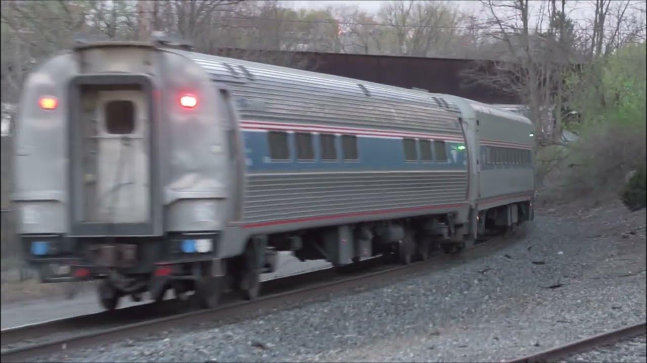 Busy Evening on the Amtrak Michigan Line YouTube