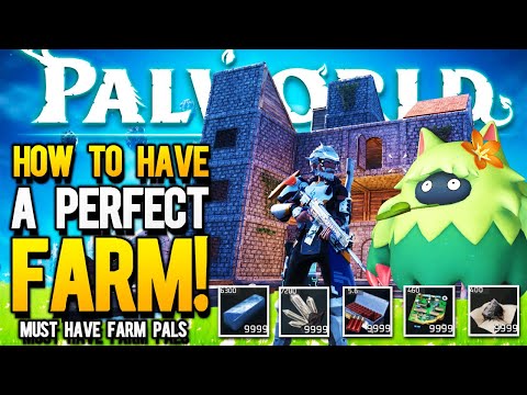 PALWORLD - The Best BASE PALS & Base Locations For Infinite INGOTS & All Resources (Palworld Tips)
