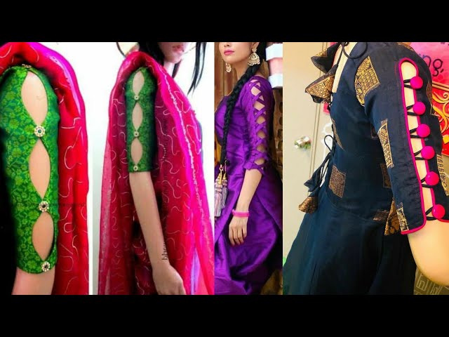 Baju ke Unique design | best sleeves design | shoulder cut sleeves design |  suit sleevs design - YouTube